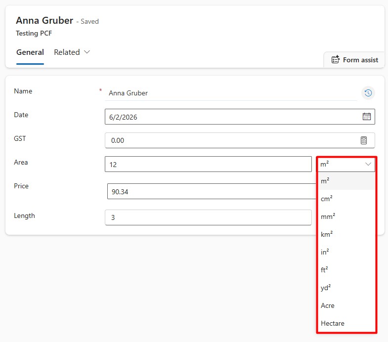 Area Converter