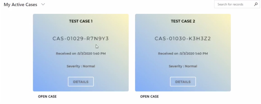 Actionable Case Cards