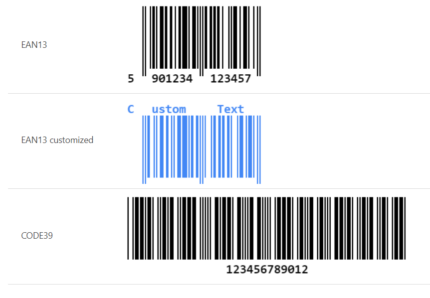 Barcode | PCF