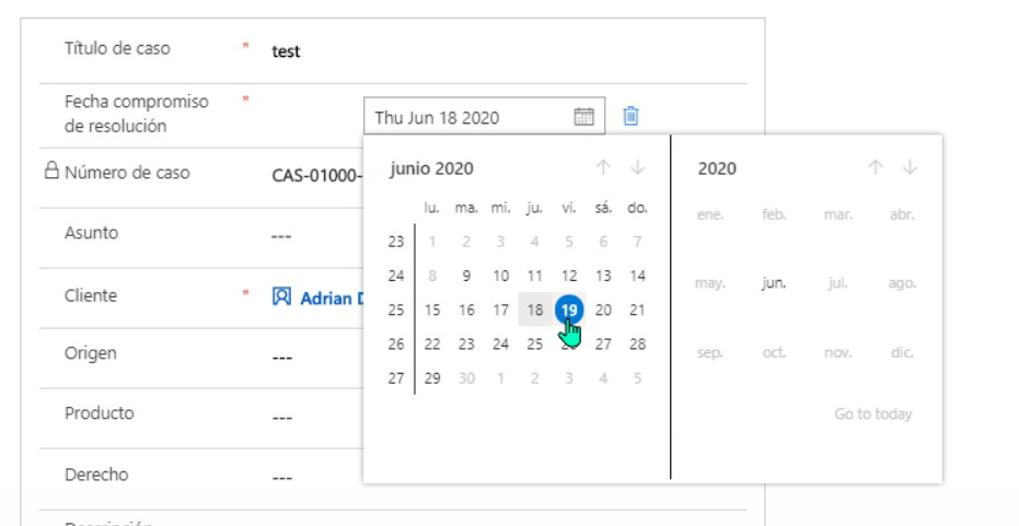 Bounded Datepicker