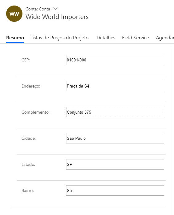 Brazilian Address Finder