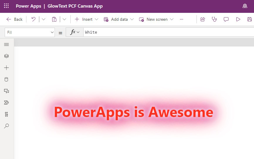 Glowing Text Control