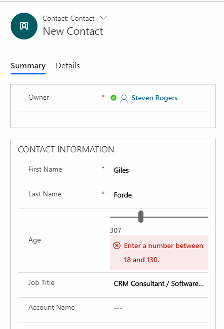 Linear Input Control