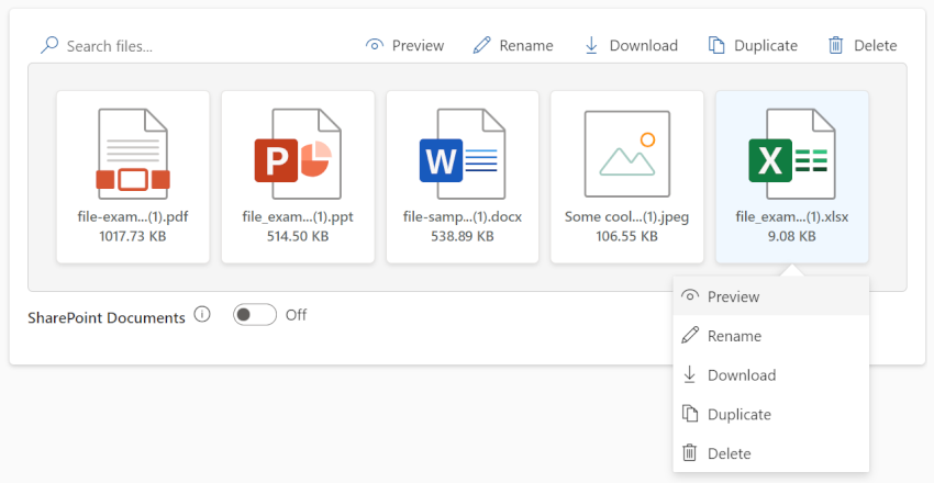 Modern Dropzone PCF