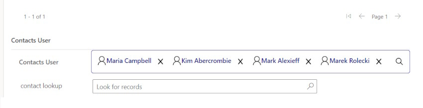 MultiSelect Lookup PCF
