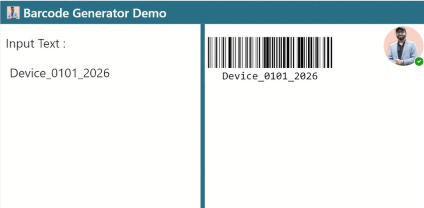 PCF Barcode Generator