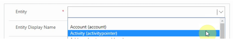 Select Entity