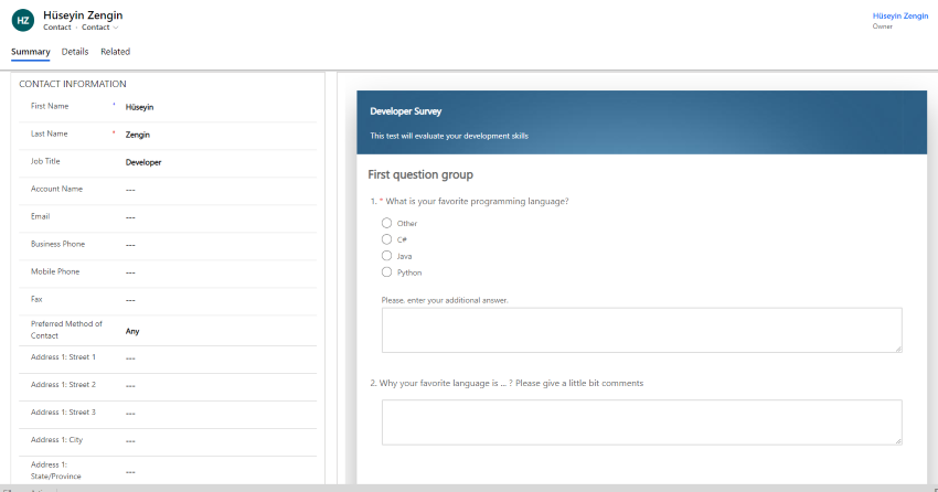 Survey Management