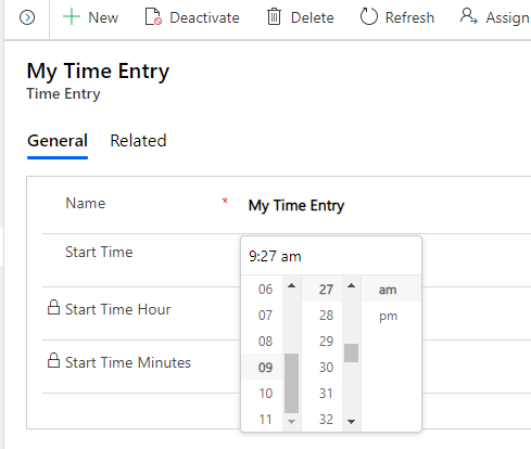 Time Picker
